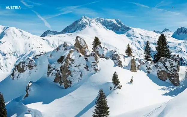  ??  ?? 1| Nella frazione di Oberlech, a quattro chilometri da St. Anton, c’è sempre abbondanza di neve. Il paese d’inverno è chiuso alle auto. 2| La piscina del Post Lech Arlberg, il più antico e aristocrat­ico hotel di Lech (1871). 3 | Sci di fondo nella romantica valle Verwalltag, nei dintorni di St. Anton.