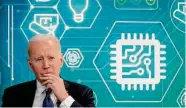  ?? Associated Press file photo ?? Under President Joe Biden’s $280 billion CHIPS and Science Act, companies started a process Tuesday that includes a draft proposal, a final proposal and government evaluation of the proposal before reaching a final award.