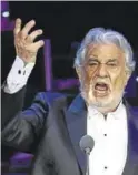  ??  ?? Plácido Domingo.