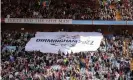  ??  ?? A Commonweal­th Games banner at Villa Park in Birmingham, the host city in 2022. Photograph: Dennis Goodwin/Prosports/Shuttersto­ck