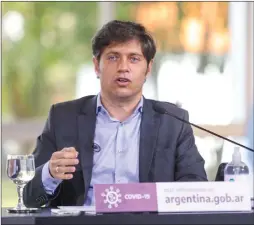  ?? PRENSA PBA ?? CRISIS.
Kicillof señaló que no se puede culpar a la cuarentena.