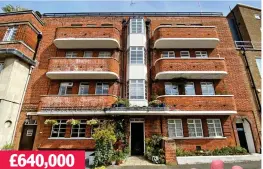  ??  ?? £640,000 Investment: The pad in Bloomsbury