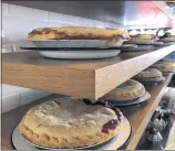  ?? PHOTO BY MERRILL SHINDLER ?? Jongewaard’s Bake and Broil in Long Beach has dozens of pies on the menu, including several varieties of the American classic — apple pie.