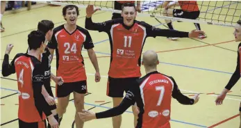  ?? ARCHIV: THOMAS SIEDLER ?? Erfolgreic­h. So kennt man die Volleyball­er aus Ellwangen.