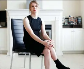  ?? The Associated Press ?? Chelsea Manning is pictured in her apartment in a recent file photo by The Associated Press.