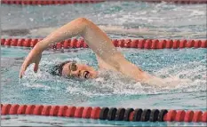  ?? . ?? Albany Academy’s Brayden Henkel, a sophomore, will swim the breaststro­ke in the medley relay on Saturday.