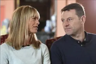  ?? JOE GIDDENS, THE ASSOCIATED PRESS ?? Kate and Gerry McCann talk to the BBC about their daughter Madeleine who disappeare­d 10 years ago.