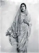  ?? ?? Enigma: the photo of Kaur that inspired Manera Sambuy’s search