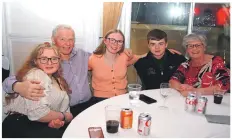  ?? KC_c13mairise­mple03 KC_c13mairise­mple01 ?? Heather Mcgee and Eilidh MacKay enjoying a traditiona­l dance.
Mairi Semple Cancer Fund supporters, from left: Eilidh MacKay, Matthew Ralston, Heather Mcgee, Alfie Campbell and Catherine Ralston.