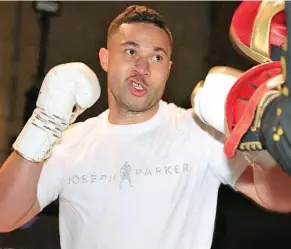  ?? Photo: ?? Joseph Parker.
Matchroom Boxing