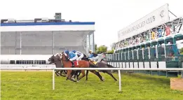  ?? KENNETH K. LAM/BALTIMORE SUN ?? The Maryland Jockey Club will move its racing cards from Laurel Park, above, to Pimlico Race Course while track surface issues are worked out.