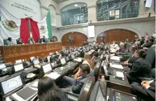  ??  ?? Diputados locales aprobaron el Paquete Fiscal 2019 del Estado de México