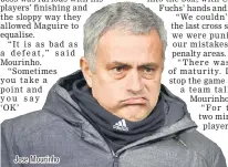  ??  ?? Jose Mourinho