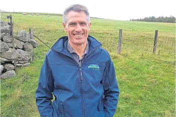  ?? ?? SUPPORT: Jonnie Hall is urging Holyrood to restore confidence in the farming sector.