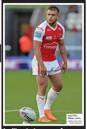  ?? JAMES HEATON/ NEWS IMAGES ?? Hull KR’S Mikey Lewis