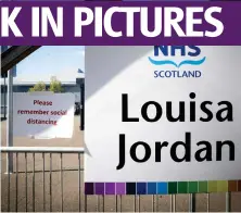  ??  ?? The NHS Louisa Jordan hospital was set to receive its first patients as it helps the NHS tackle big backlogs
