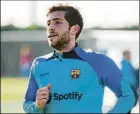  ?? FOTO: FCB ?? Sergi Roberto
ya está disponible