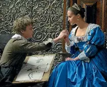  ??  ?? Alicia Vikander tries gamely to bring gravitas to Tulip Fever, but Dane DeHaan simply doesn’t cut the mustard as a romantic lead.