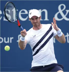  ??  ?? Andy Murray performed well at the Western & Southern Open