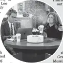  ??  ?? Will and Grace are temporaril­y roommates again.