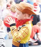  ??  ?? St Paul’s Prep student Isaac Foley dressed as “Woody” from Toy Story for Book Week.