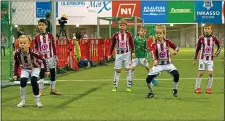  ??  ?? STARS OF THE FUTURE: Young Icelandic kids enjoying their training session