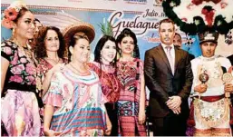  ?? CREDITO ?? DE FIESTA. La Guelaguetz­a se realizará del 17 al 24 de julio, informó ayer el gobernador de Oaxaca, Alejandro Murat.