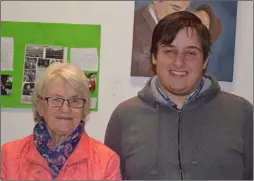  ??  ?? Ann Borg and her grandson Neil Randall.