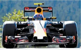  ??  ?? El Red Bull de Verstappen