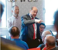  ?? Foto: Alexander Kaya ?? Martin Schulz sieht Europa von innen und außen bedroht.