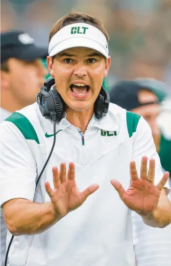  ?? NELL REDMOND/AP ?? Former Charlotte head coach Will Healy has been hired as an adviser to UCF coach Gus Malzahn.