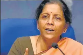  ?? PTI ?? Finance minister Nirmala Sitharaman on Monday kicked off pre-budget consultati­ons, holding meetings with industry chamber heads and infrastruc­ture experts.