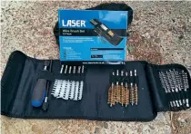  ??  ?? ...the excellent Laser Tools 20-piece wire brush set.
