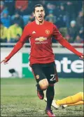  ?? Reuters ?? Mkhitaryan scored his first goal for Manchester United.