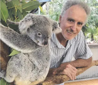  ??  ?? George Hirst is racing to secure a koala habitat on Magnetic Island. Picture: Supplied