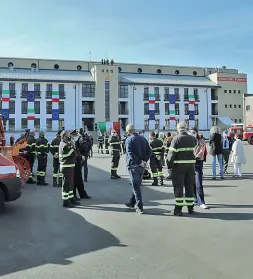  ?? (Zanfron) ?? Ad alta tecnologia La nuova sede dei vigili del fuoco del Bellunese