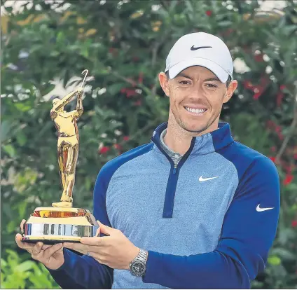  ?? FOTO: EFE ?? Rory Mcilroy, campeón en The Players tras firmar una irregular última vuelta, aunque esta fue sobresalie­nte a la hora de la verdad