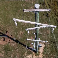  ?? ?? Helicopter­s are flying low over powerlines to inspect Ergon Energy’s network ahead of the storm season.