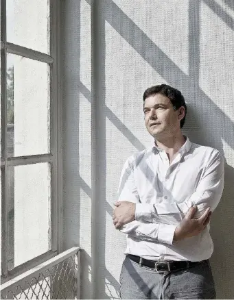  ?? Contrasto ?? Thomas Piketty L’economista de “Il Capitale nel XXI secolo”: tradotto in 40 lingue, ha venduto 2,5 milioni di copie