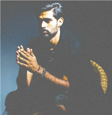  ??  ?? Asad Khan, who is making a global name for himself as DJ Khanvict, says taking in the sacred music his grandfathe­r exposed him to and other artists he heard growing up served as a basis for his musical direction.