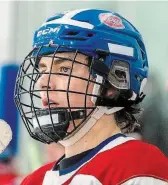  ?? RAINE HERNANDEZ ?? Peterborou­gh’s Porter
Martone, a six-foot-three, 180-pound forward playing with the
GTHL’s Jr. Canadians this season, was taken by the Sarnia Sting in the 2022 OHL Priority Selection.