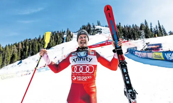  ?? //// Gepa ?? Auf Manuel Feller wartet der bisher größte Tag seiner Karriere. „Ich will noch einmal zeigen, warum ich heuer der beste Slalomfahr­er war.“