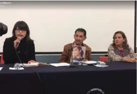  ?? ESPECIAL ?? Dieron una rueda de prensa desde la Ciudad de México.