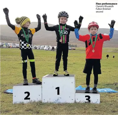  ??  ?? Fine performanc­e Clarion’s Rhuairdh Fulton finished second