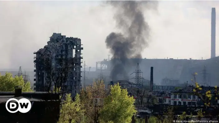  ?? ?? Azovstal steelworks is is the last remaining pocket of Ukrainian resistance in the besieged city ofMariupol