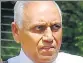  ??  ?? Former IAF chief SP Tyagi