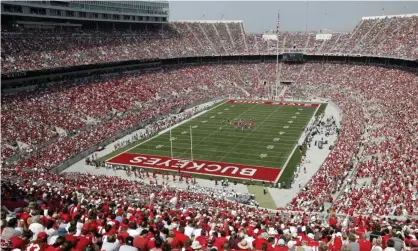  ?? Photograph: Amy Sancetta/AP ?? Big Ten teams such as Ohio State play in front of huge crowds, generating millions of dollars in revenue.