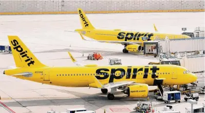  ?? Contribute­d photo ?? Spirit Airlines plans to launch nonstop flights between Bradley Internatio­nal Airport and San Juan, Puerto Rico, on June 7.