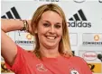  ?? Foto: dpa ?? Lena Goeßling spielt wieder für die Nationalma­nnschaft.