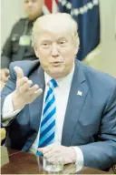  ??  ?? Donald Trump ha dado grandes giros en su política exterior.